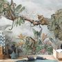 Leopards and Tropical Leaves Wallpaper Mural