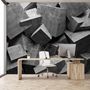 Modern Geometric Shapes Wallpaper Mural