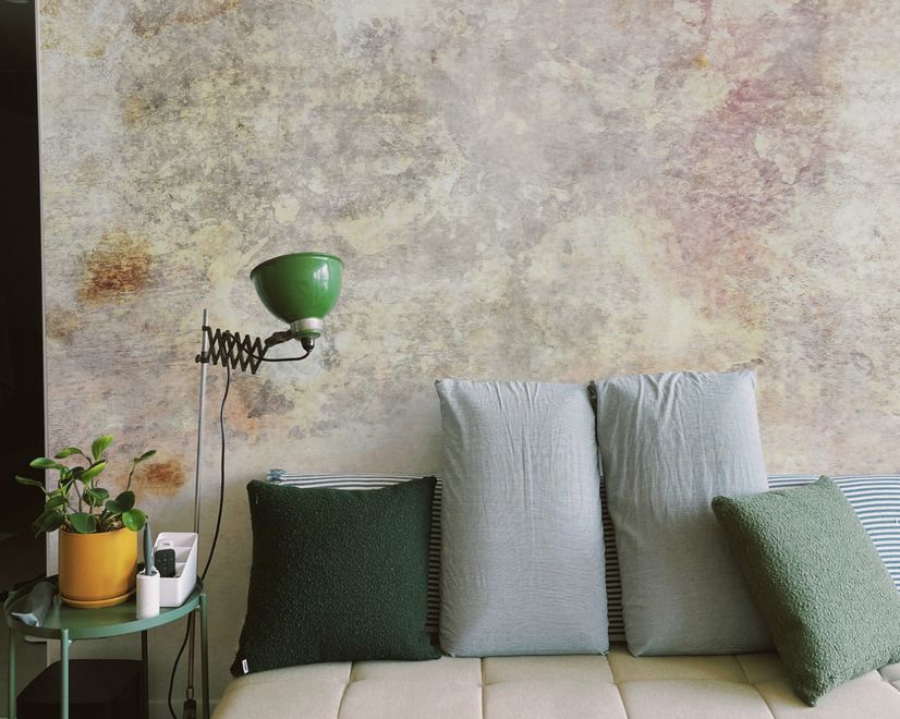 Grunge Worn Wallpaper Mural