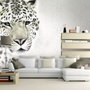 Papier peint panoramique tigre monochrome effet 3D