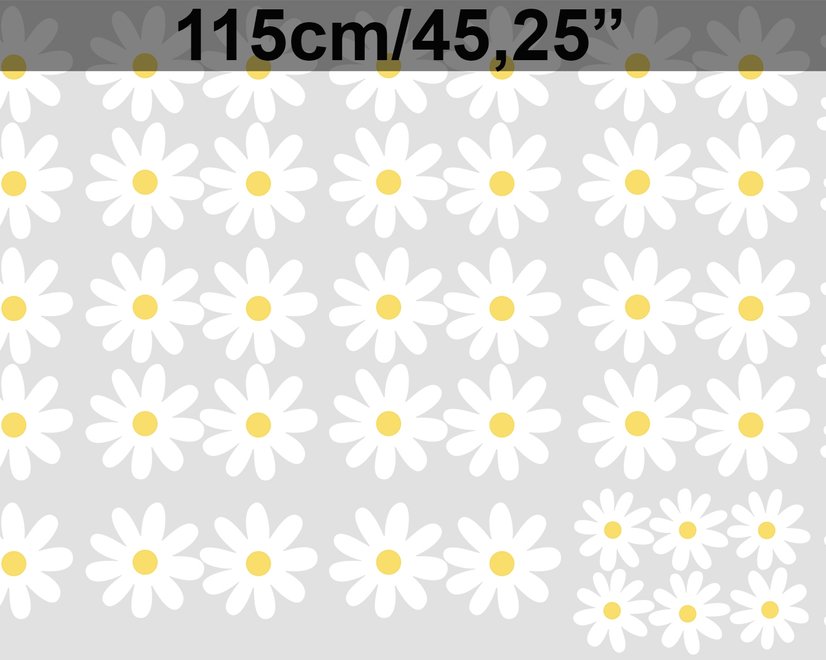 Petites fleurs mignonnes pour chambre d'enfant Stickers muraux