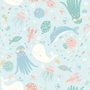 Pastel Underwater Adventure Sea Life Wallpaper Mural