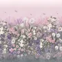 Soft Blooming Floral Meadow  Kids Wallpaper