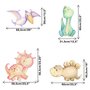 Mignon Aquarelle Dinosaure Stickers muraux Sticker