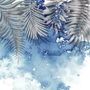 Nordic Style Tropical Leaves Wallpaper Mural