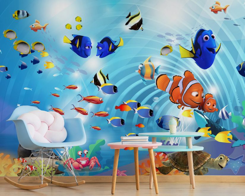 Cartoon Sea Wallpaper Mural