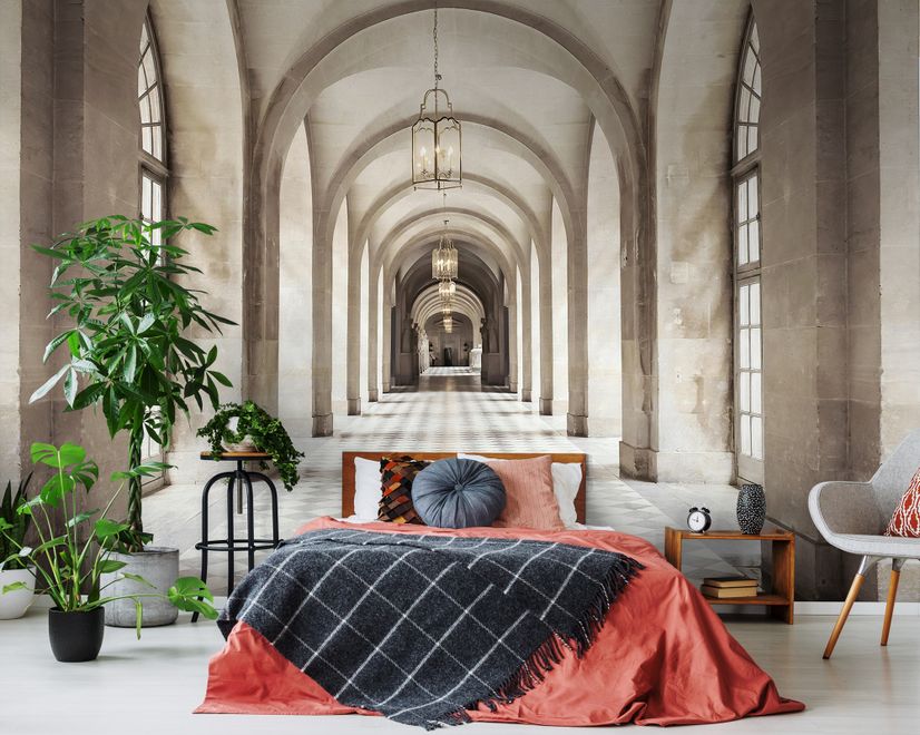 Arch Corridor Wallpaper Mural