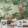 Papier peint plantes de la jungle tropicale