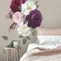 Colorful Peony and White Daisy Floral Bouqets Wall Decal Sticker