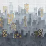 City Silhouette Wallpaper Mural