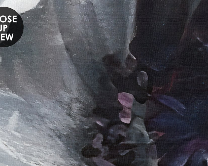Light Floral with Music Notes Wallpaper Mural