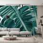 Tropical Palm Leaves Wallpaper Mural