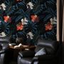 Exotic Leaves with Birds Wallpaper Mural
