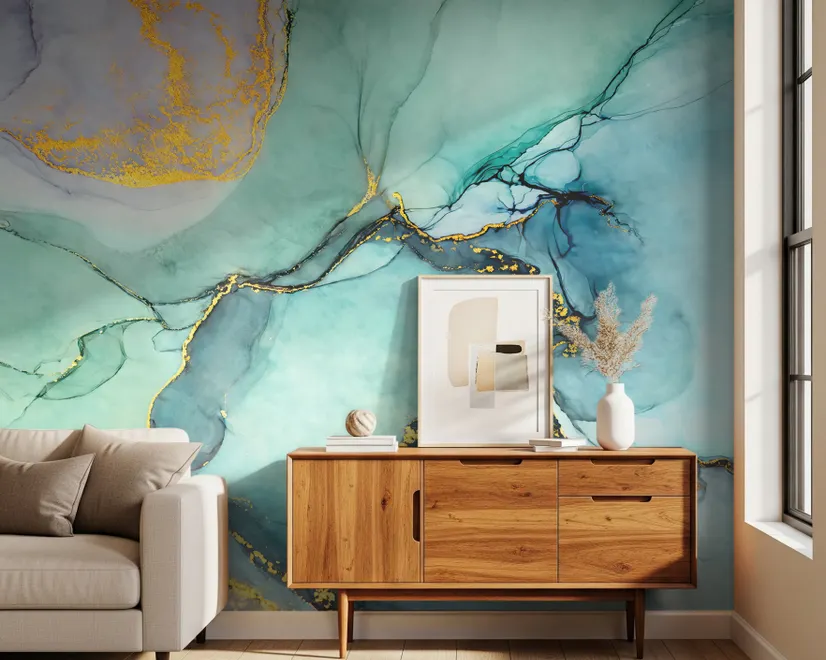 Colorful Marble Wallpaper Mural