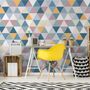 Fototapete Geometrischer Stil Bunte Dreiecke