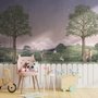 Kids Forest Animals Landscape Wallpaper Mural