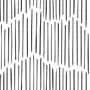 Black and White Minimalist Chevron Lines Wallpaper Mural