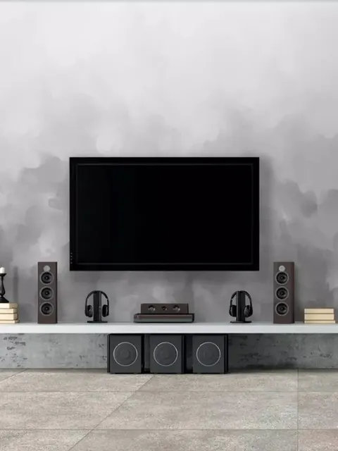 Dark Smoke Wallpaper Mural