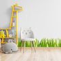 Kids Watercolor Green Plants Wall Decal Sticker