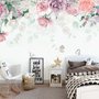 Vintage Peony Flowers Wallpaper Mural