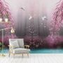 Pink Sakura Cherry Blossom Wallpaper Mural