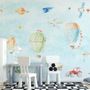 Kids Hot Air Balloons Wallpaper Mural