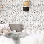 Hand Drawing Kids Cute Bear Art Wallpaper Mural