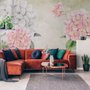 Hydrangea Floral Art Wallpaper Mural