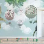Hot Air Balloons in the Blue Sky Wallpaper Mural