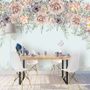 Nostalgic Dark Vine Flowers Wallpaper Mural