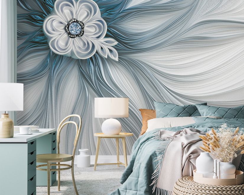 Luxury Flowers Wallpaper Mural