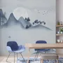 Aquarell Berglandschaft Fototapete