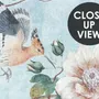 Watercolor Chinoiserie Floral Peony Blossom Wallpaper Mural
