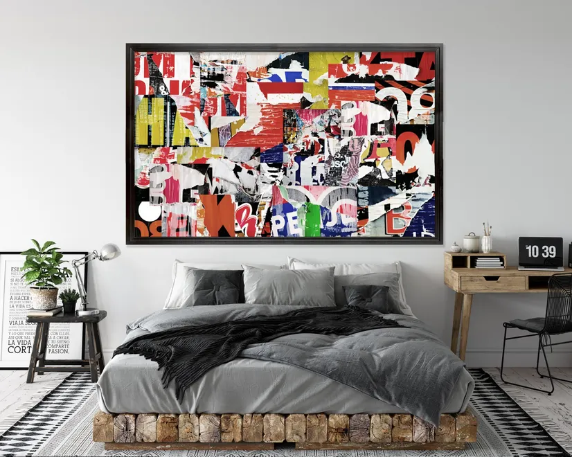 Street Collage Art Wallpaper Mural
