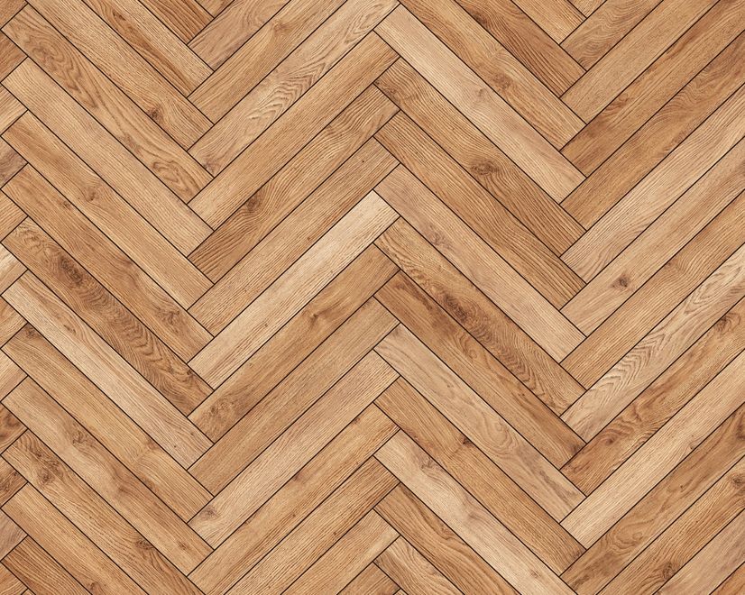 Herringbone Wood Texture Effect Wallpaper Mural