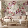 Vintage Flower Bouquet Wallpaper Mural