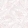 Soft Pink Palm Leaf Tropical Leaves Wallpaper Mural