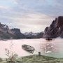 Nature Landscape with Mountains Wallpaper Mural