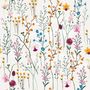 Colorful Blossoms Wallpaper Mural