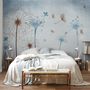 Vintage Dandelion Floral Wallpaper Mural
