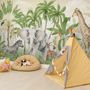 Kids Tropical Jungle Animals Wallpaper Mural