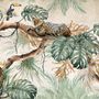 Leopards on Branch Jungle Wallpaper Mural