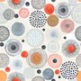 Abstract Colorful Circle Wallpaper Mural