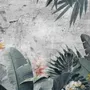 Old Tropical Leaf Wallpaper Mural