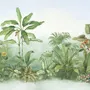 Tropical Rainforest Drawing Art Wallpaper Mural