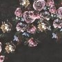 Papier peint panoramique rose foncé
