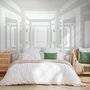 3D-Look Abstrakte Architektur Weißer Korridor Fototapete