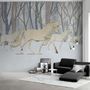Abstract Horse and Forest Wallpaper Mural