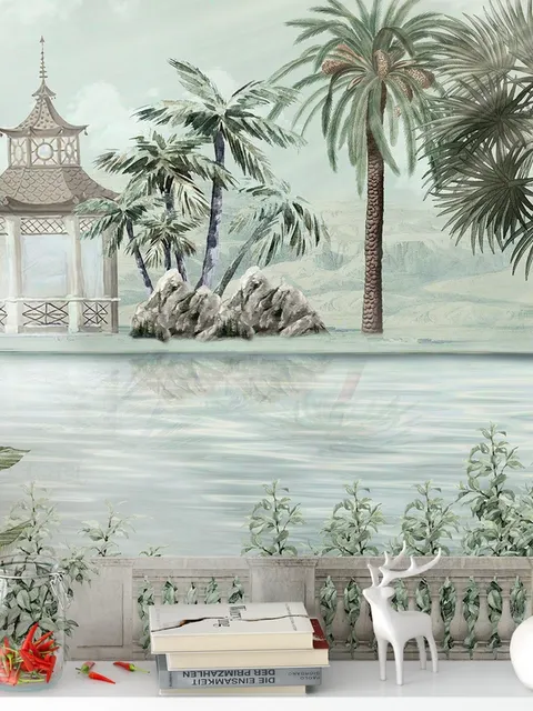 Exotic Landscape Wallpaper Mural
