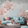 Elegant Rose Floral Wallpaper Mural